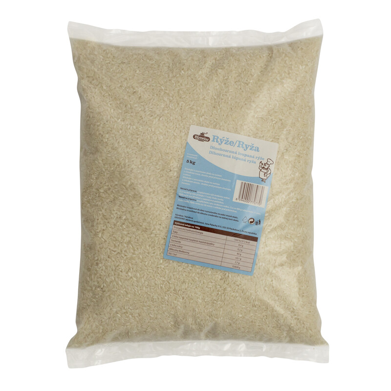 Rýže dlouhozrnná loupaná 5 kg