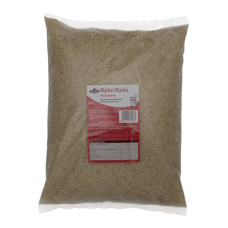 Rýže dlouhozrnná parboiled 5 kg