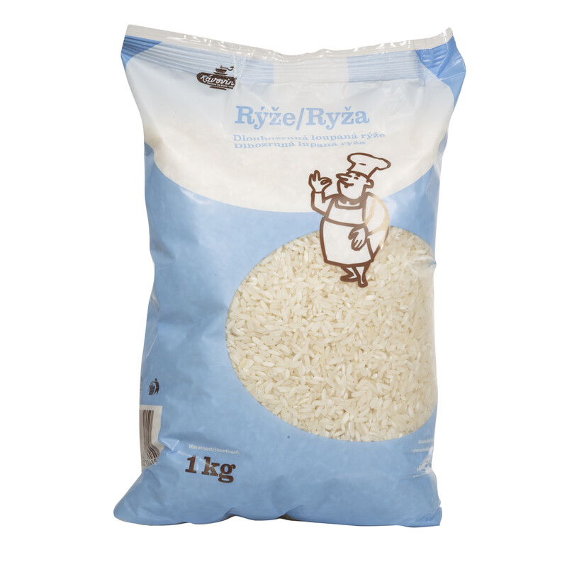 Rýže dlouhozrnná loupaná 1 kg